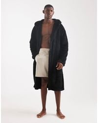Loungeable - – herren-morgenmantel aus sherpa-fleece - Lyst
