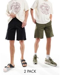 Jack & Jones - – 2er-pack cargo-shorts - Lyst