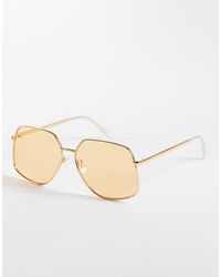 Aire - Altair Angular 70s Aviator Sunglasses - Lyst