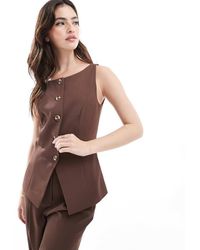 French Connection - Harrie Tailored Waistcoat Co-Ord - Lyst