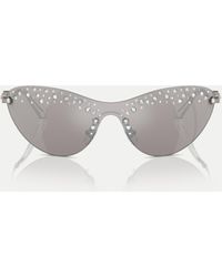 Swarovski - – sk7023 – unregelmäßig geformte sonnenbrille - Lyst