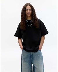 Pull&Bear - Basic Short Sleeve Sweatshirt - Lyst