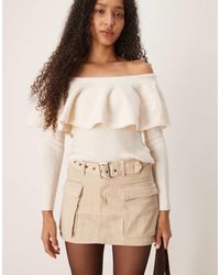 Glamorous - Belted Mini Cargo Skirt - Lyst