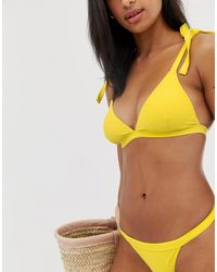 Lost Ink Bikinibroekje - Geel
