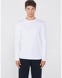 Tezenis - 100% Cotton Long Sleeve Round Neck Top - Lyst