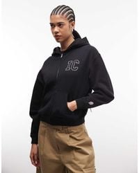 ICECREAM - Diamante Logo Zip Through Hoodie - Lyst