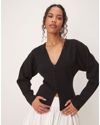 Gina Tricot - Compact Knit Cardigan - Lyst