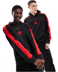 Nike Basketball - Sudadera negra unisex con capucha y diseño - Lyst