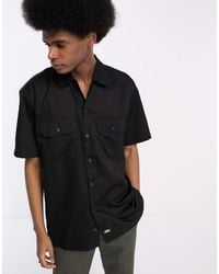 Dickies - Camicia Pratica A Maniche Corte Nera - Lyst