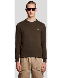 Lyle & Scott - Mid Knits Cotton Crew Neck Jumper - Lyst