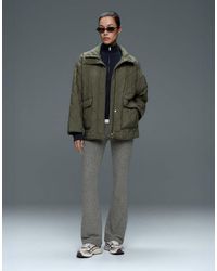 Oysho - Comfortlux High-Rise Flare Trousers - Lyst