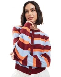 ASOS - – kastige strickjacke mit en streifen - Lyst