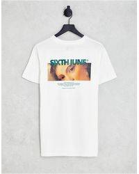 Sixth June – oversize-t-shirt - Weiß
