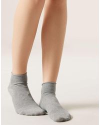 Calzedonia - Cotton Bandless Short Socks - Lyst