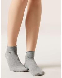 Calzedonia - Cotton Bandless Short Socks - Lyst