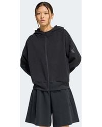 adidas Originals - Soft Lux Full-zip Hoodie - Lyst
