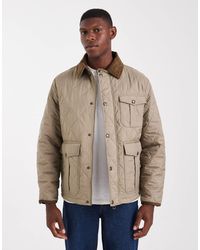 Jack & Jones - Quilted Jacket With Cord Collar - Lyst