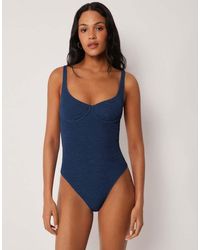 Calzedonia - Swimsuit Crinkle Waves - Lyst