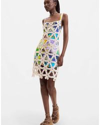 Desigual - Crochet Dress - Lyst