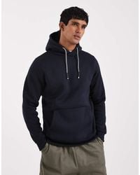 Brave Soul - Hoodie With Contrast Drawcords - Lyst