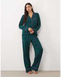 DKNY - Long Sleeve Cotton Pyjama Set - Lyst