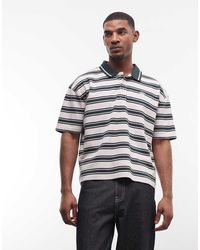 Good For Nothing - Rechte Oversized Gestreepte Polo - Lyst