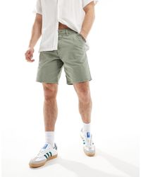 River Island - Laundered Chino Shorts - Lyst