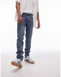 TOPMAN - – enge jeans mit vintage-waschung - Lyst