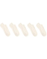 Oysho - 5 Pairs Of Cotton Blend Sneaker Socks - Lyst