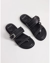 Free People - Belted Cross Strap Sandal - Lyst