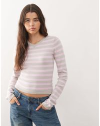 Lioness - Knitted V Neck Jumper - Lyst