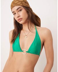Kulani Kinis - Island Lush Ring Halter Bikini Top - Lyst
