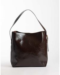 Vero Moda - Bucket Shoulder Bag With Gold Hardware - Lyst