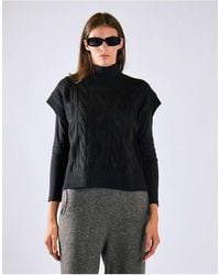 Glamorous - Cable Knit Tank Top - Lyst