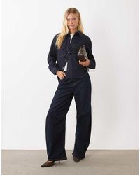 Mango - Classic Denim Shirt - Lyst