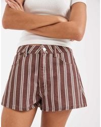 ASOS - Denim A Line Short - Lyst