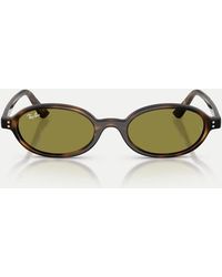 Ray-Ban - Khal Oval Sunglasses With Lens - Lyst