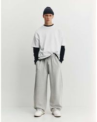 Pull&Bear - Interlock Balloon Tracksuit Bottoms - Lyst