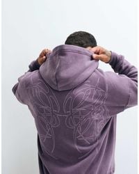 Hollister - Back Graphic Boxy Fit Hoodie - Lyst