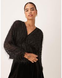 Vila - – flauschiges oberteil - Lyst