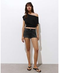 Pull&Bear - – mini-jeansshorts - Lyst