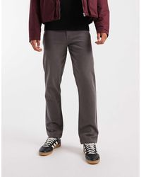 Threadbare - Pantalon chino droit - ardoise - Lyst