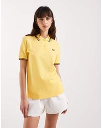 Fred Perry - Twin Tipped Logo Polo Shirt - Lyst