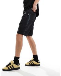 Aape By A Bathing Ape - Pantalones Cortos Negros De Nailon De - Lyst