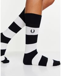 Fred Perry Stripe Socks - Black