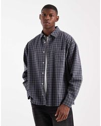Collusion - Boxy Oversized Long Sleeve Shirt - Lyst