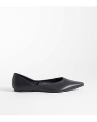 SEQWL Wide Fit - Scar Pointed Ballet Flats - Lyst