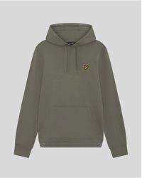 Lyle & Scott - Loopback Cotton Hoodie - Lyst