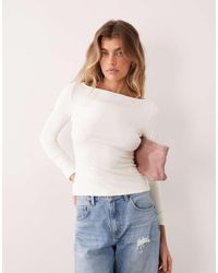 ASOS - Supersoft Crew Neck Long Sleeve Top - Lyst