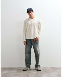 Jack & Jones - Long Sleeve Henley Top - Lyst